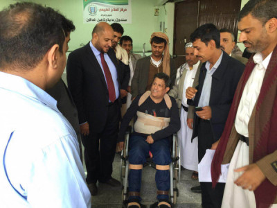 أمين محلي العاصمة والمدير التنفيذي لصندوق المعاقين يفتتحان ...